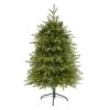4’ Vancouver Fir “Natural Look” Artificial Christmas Tree With 250 Clear LED Lights And 814 Bendable Branches