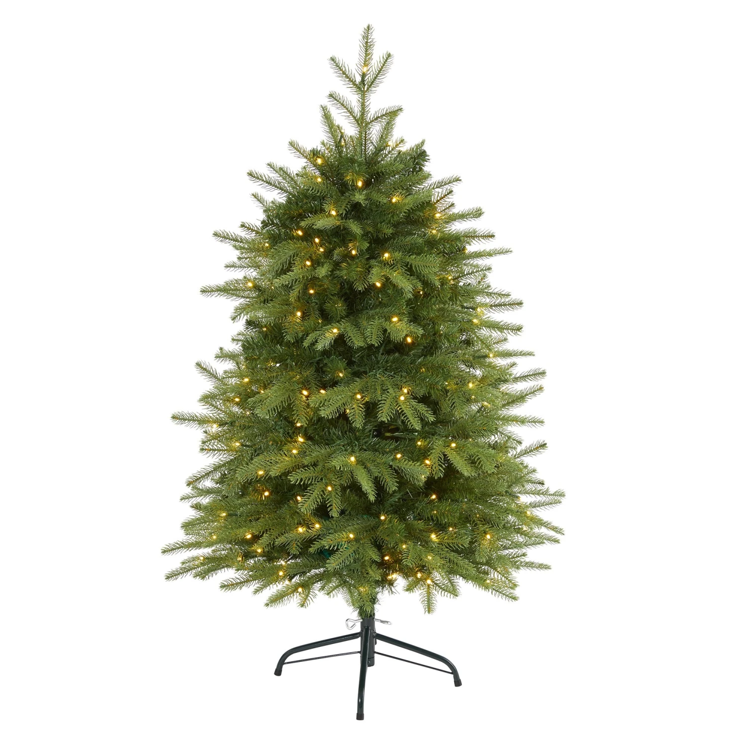 4’ Vancouver Fir “Natural Look” Artificial Christmas Tree With 250 Clear LED Lights And 814 Bendable Branches