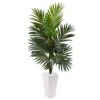 4.5’ Kentia Palm Tree In White Tower Planter