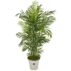 6’ Areca Palm Artificial Tree In Planter(Indoor/Outdoor)