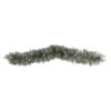 6' Frosted Artificial Christmas Garland With Pinecones And 50 Warm White LED Lights