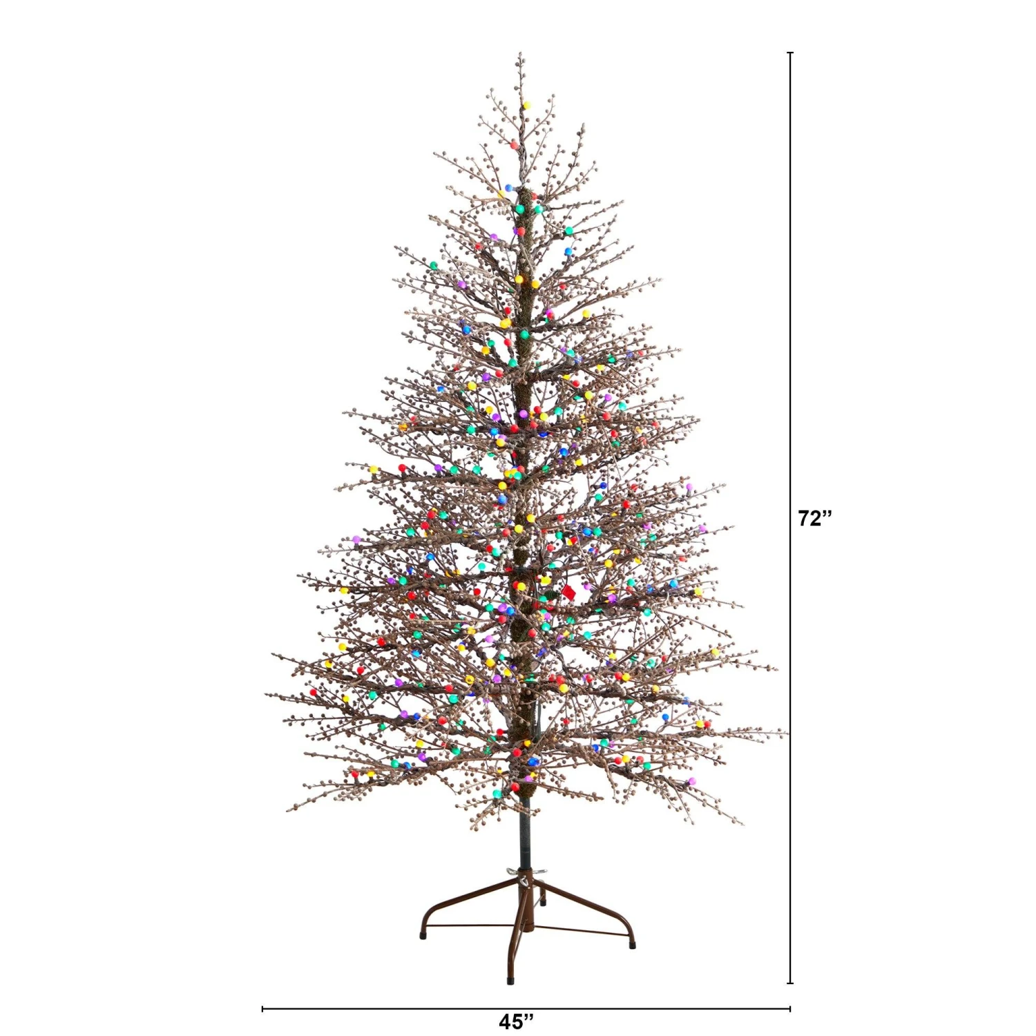 6' Frosted Berry Twig Christmas Tree - Image 2