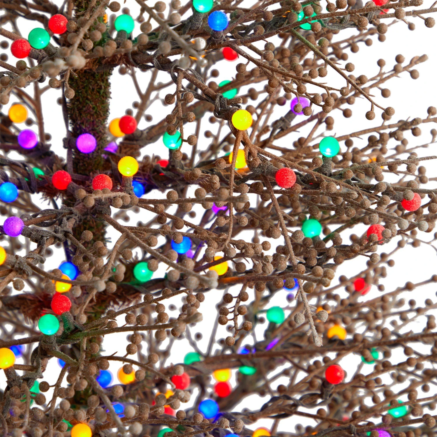 6' Frosted Berry Twig Christmas Tree - Image 4