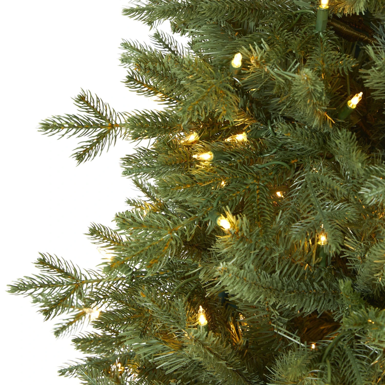 6.5' New Hampshire Spruce Artificial Christmas Tree With 500 Warm White Lights And 1074 Bendable Branches - Image 3