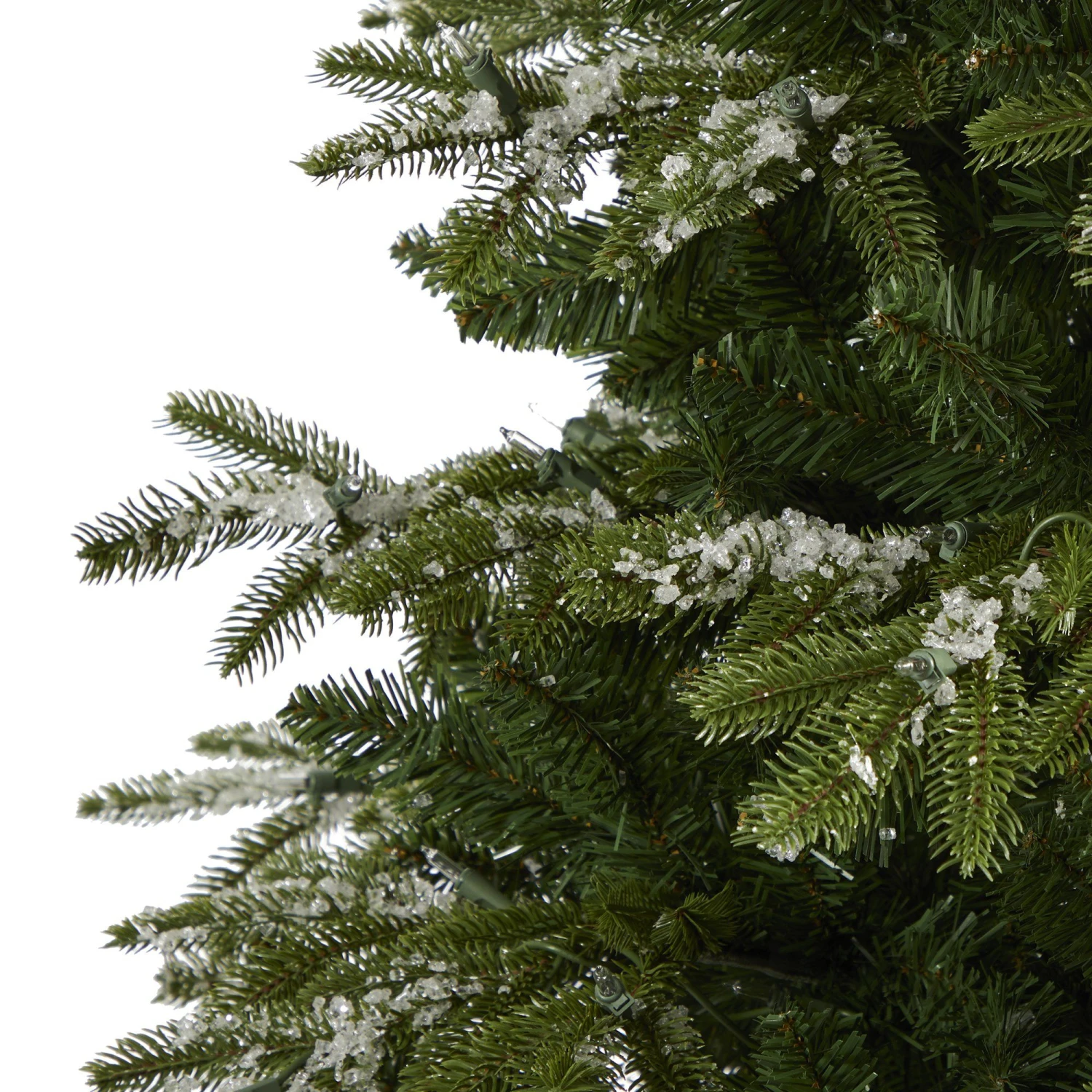 7’ Snowed Grand Teton Artificial Christmas Tree With 500 Clear Lights And 1050 Bendable Branches - Image 5