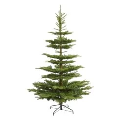 7.5β Layered Washington Spruce Artificial Christmas Tree With And 1325 Bendable Branches